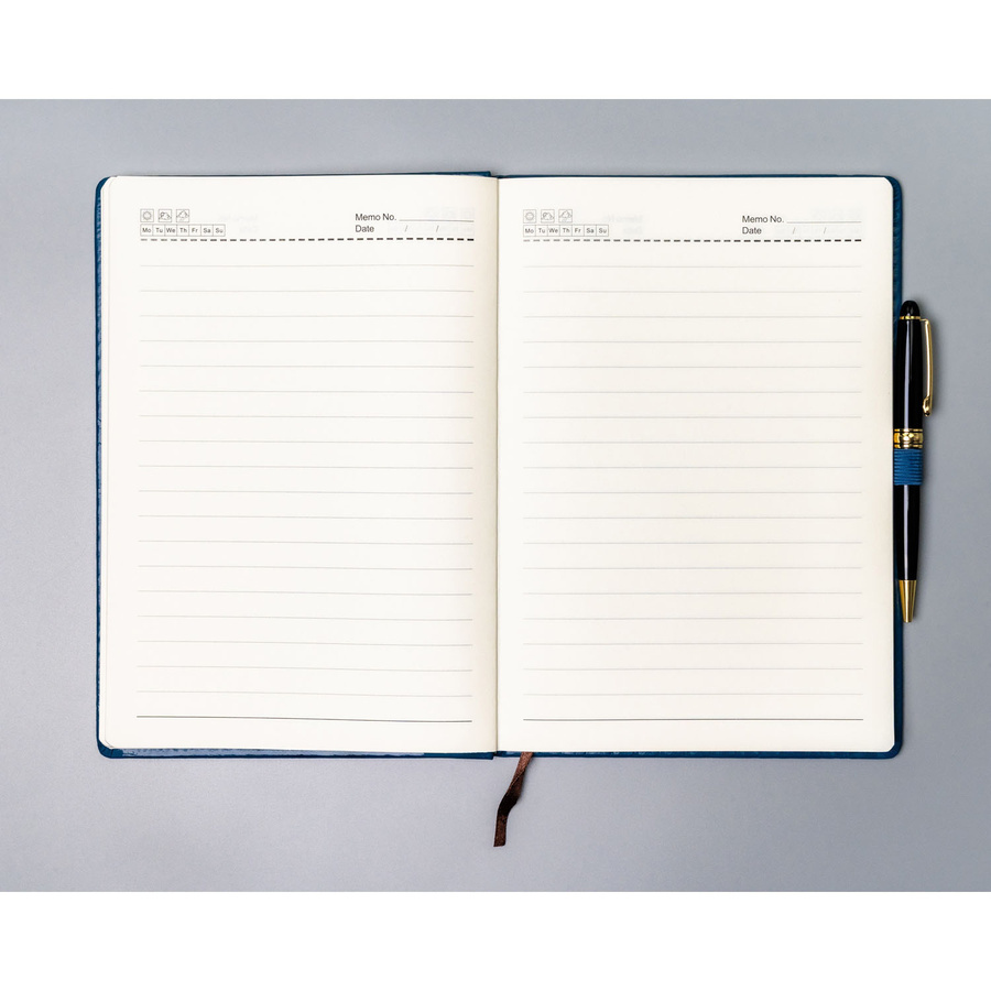 Otwarty niebieski notes Peterson NOT-6-LN-51 w linie