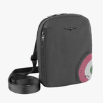 Listonoszka męska z tkaniny Aeronautica Militare 552 Runway crossbody szara