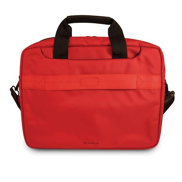 Torba materiałowa unisex Ferrari Scuderia FECB15RE na laptop 16 A4 czerwona - wnętrze i organizacja przestrzeni