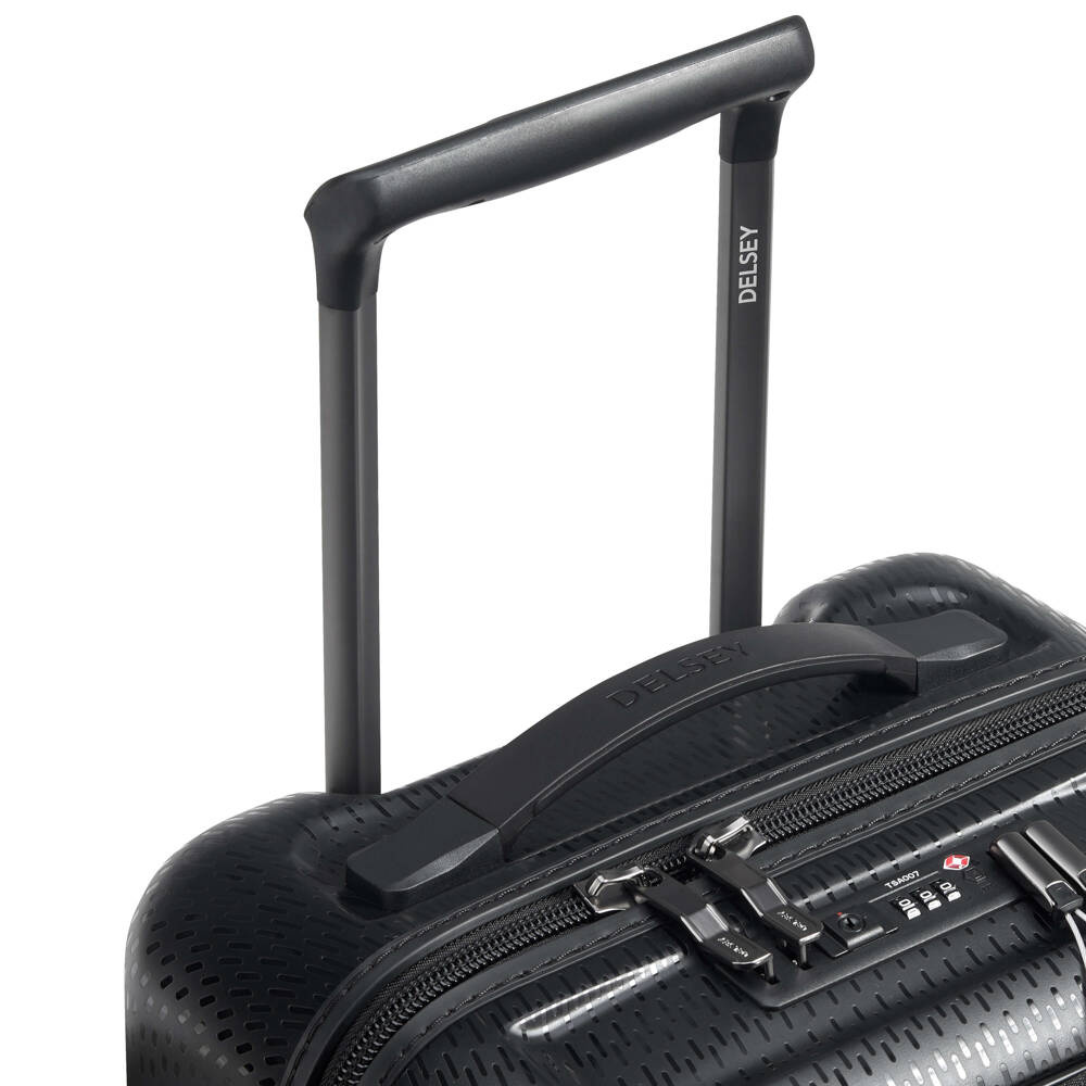 Walizka z poliwęglanu kabinowa unisex Delsey Turenne na 4 kółkach 55 cm czarna - cecha produktu
