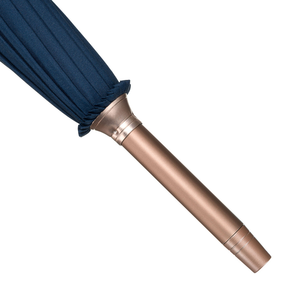 Złożony granatowy parasol Peterson UMB-02L