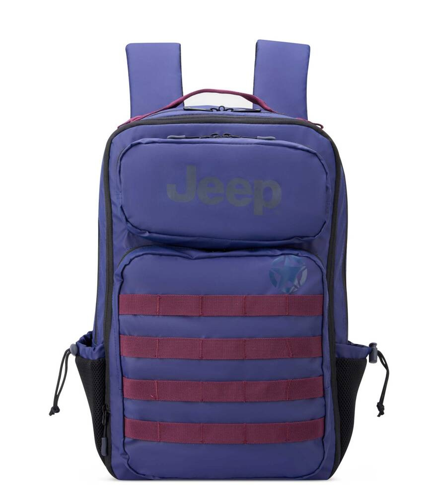 Plecak miejski z poliestru unisex Delsey Jeep JS010B na laptopa 15,6 fioletowy - cecha produktu
