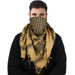 Chusta bawełniana unisex arafatka militarna wojskowa Beltimore SC-01 beżowa brąz