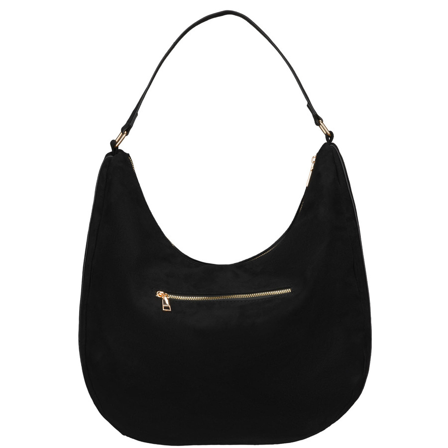 Torebka ze skóry ekologicznej damska Peterson JK6-02 shopper hobo A4 czarna - cecha produktu