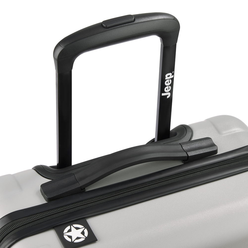 Walizka kabinowa z materiału ABS unisex Jeep JH004C mała twarda szara - cecha produktu