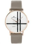 ZEGAREK DAMSKI NA PASKU CASUAL JORDAN KERR - SIMPLE (zj673e) -antyalergiczny