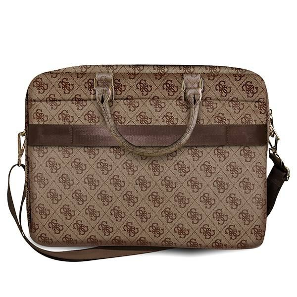 Torba na laptopa ze skóry eko damska Guess 4G Big GUCB15G4GFBR A4 brązowa - cecha produktu