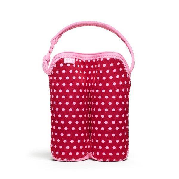 Torba termiczna neoprenowa unisex BUILT Bottle Buddy podwójna różowa - cecha produktu