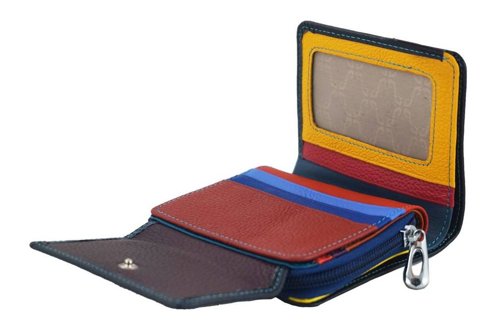 Portfel ze skóry naturalnej damski Barberini's D-485-13 mały czerwony - cecha produktu