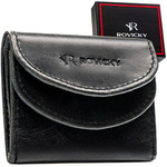 Portfel męski RFID skórzany Rovicky R-M02-LWC czarny