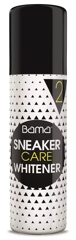 Wybielacz do sneakersów Bama biały - butelka Bama Sneaker Care Whitener z numerem 2, widok z przodu