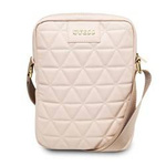 Listonoszka damska z eko skóry Guess Quilted różowa