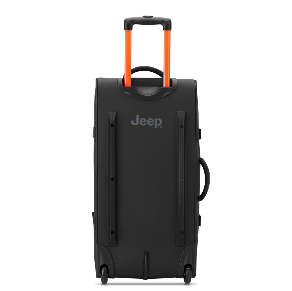 Torba podróżna z poliestru unisex Jeep by Delsey Paris JS007C na kółkach czarna - cecha produktu