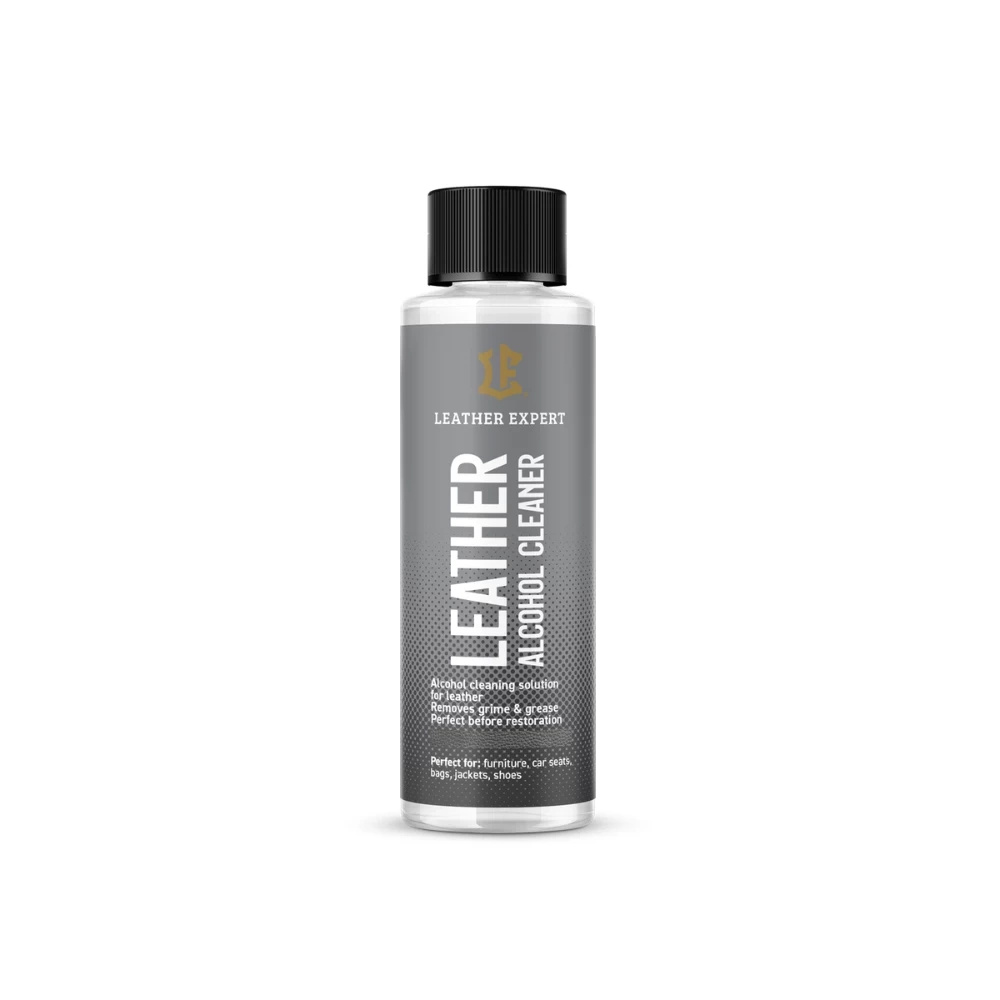 Zmywacz do skóry Leather Expert - butelka Leather Alcohol Cleaner z przodu