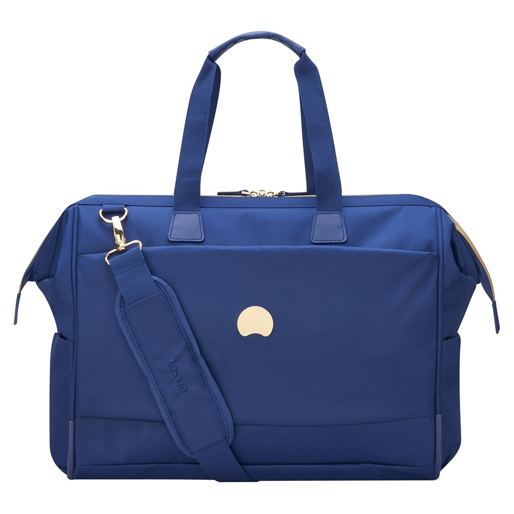 Torba materiałowa damska Delsey Montrouge na laptopa 15,6 A4 niebieska - cecha produktu