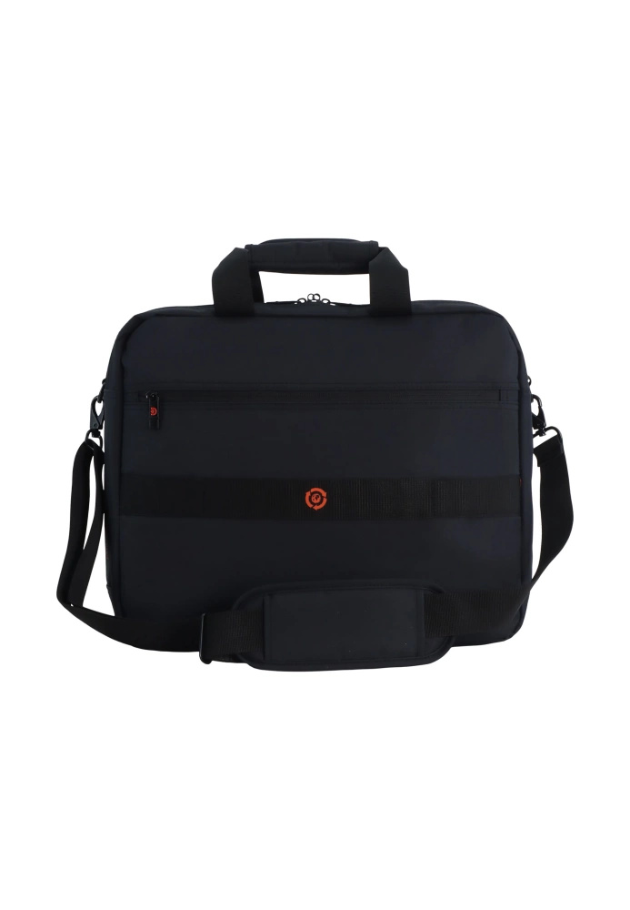 Torba na ramię z poliestru unisex Discovery D01208.06 na laptopa czarna - cecha produktu