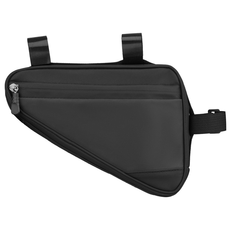 Sakwa rowerowa z materiału hydrofobowego unisex Peterson NL-ML17-MR mała czarna - materiał hydrofobowy z bliska