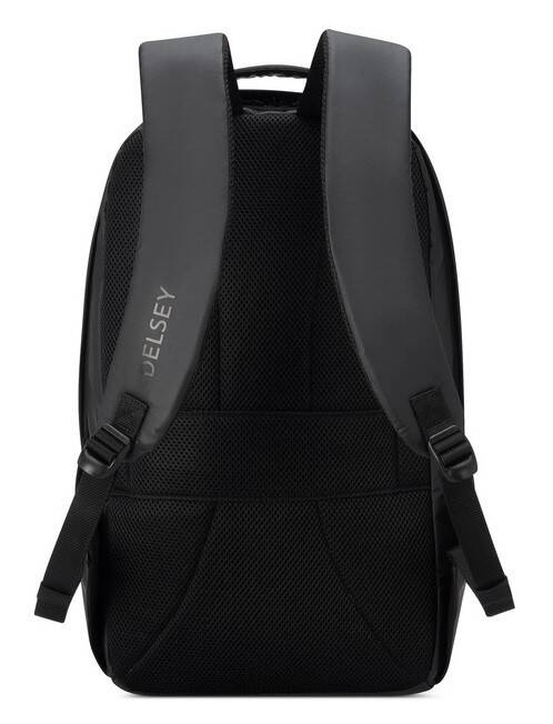 Plecak materiałowy unisex Delsey Egoa miejski na laptop 15,6 cala czarny - cecha produktu