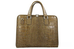 Torba na laptopa damska Barberini's 118/1-9 ciemnobeżowa