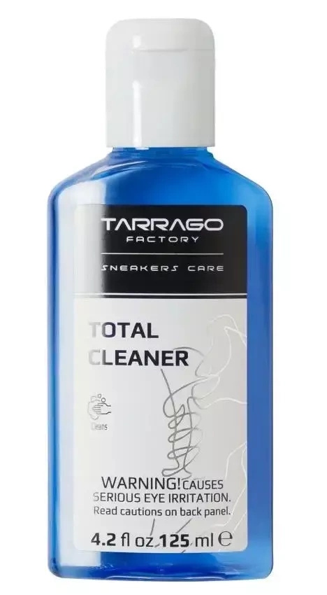 Zestaw do sneakersów Tarrago - butelka Total Cleaner 125 ml z przodu