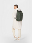 Plecak miejski z materiału wodoodpornego unisex Delsey Securain na laptop 16 zielony