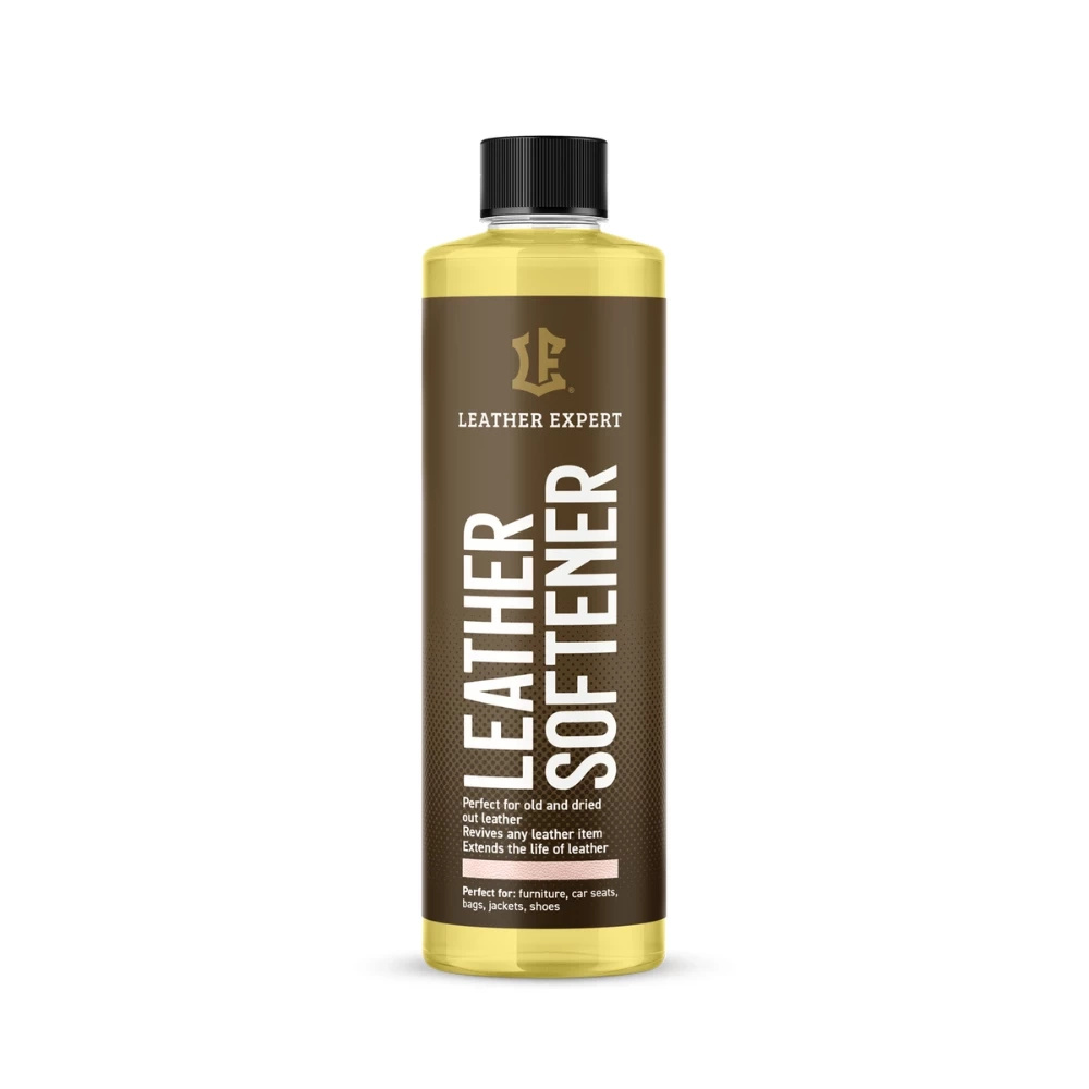Softener do skóry Leather Expert - butelka Leather Softener z przodu