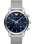 Zegarek męski klasyczny Emporio Armani AR80038 srebrny
