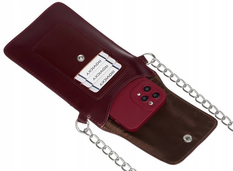 Telefon w bordowej listonoszce 4U Cavaldi 1642-SB