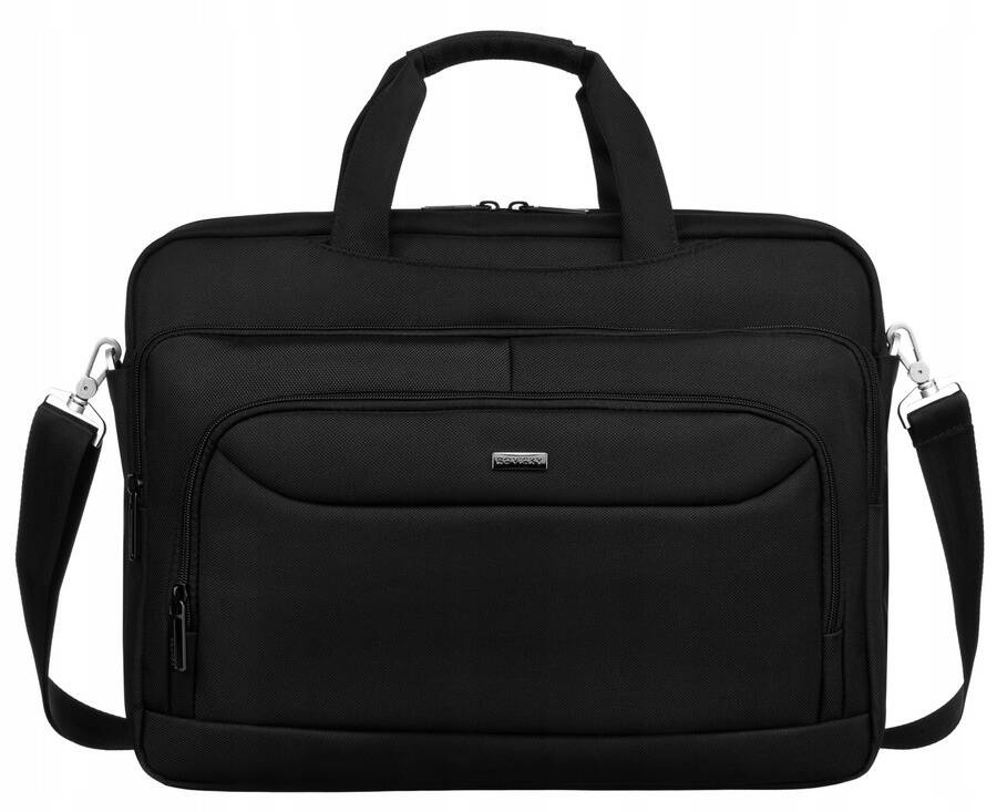 Czarny torboplecak Rovicky R-63101-M1 jako torba z paskiem