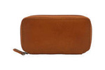 Etui na klucze ze skóry licowej unisex Barberini's 8183-12 zamykane jasnobrązowe