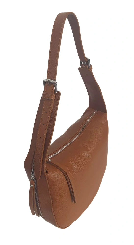 Torebka skórzana damska Vera Pelle LBB55C na ramię A4 camel - cecha produktu