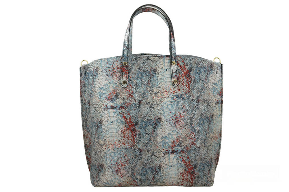 Torebka ze skóry naturalnej damska Barberini's 964-2 shopper A4 kolorowa - cecha produktu