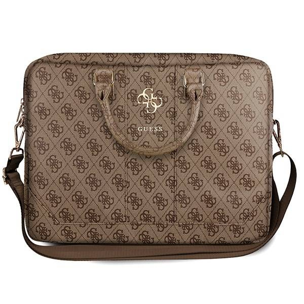 Torba na laptopa ze skóry eko damska Guess 4G Big GUCB15G4GFBR A4 brązowa - cecha produktu