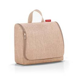Kosmetyczka podróżna z materiału unisex Reisenthel RWO6041 brąz beżowa