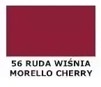 Farba do skóry gładkiej Tarrago bordowa - próbnik koloru 56 ruda wiśnia / morello cherry