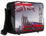 Młodzieżowa torba do szkoły kolorowa london uk — Loren 2088