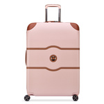 Walizka z poliwęglanu unisex Delsey Chatelet Air 2.0 duża twarda 76 cm różowa