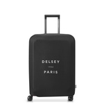 Pokrowiec na walizkę materiałowy unisex Delsey M średni czarny