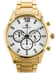 Zegarek męski elegancki Perfect CH01M-05 złoty