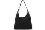 Torebka damska hobo zamszowa Barberini's 1031/1-1 czarna