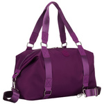 Torba sportowa damska z poliestru Peterson 25531 fioletowa