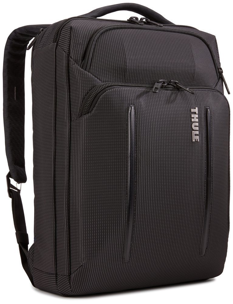 Czarny plecak na laptopa Thule Crossover 2 C2CB116 z nylonu