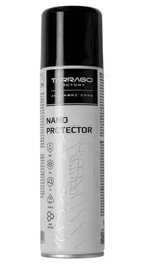 Impregnat wodoodporny do sneakersów Tarrago - puszka Tarrago Factory Nano Protector z przodu, zbliżenie