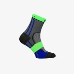 Skarpety termoaktywne na rower szaro-zielone SOCKS BIKE rozm. 39/41