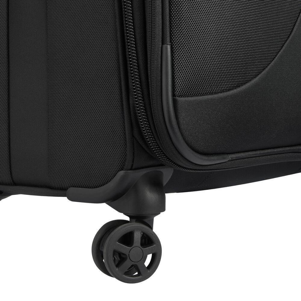 Walizka materiałowa unisex Delsey New Destination 68 cm średania czarna - cecha produktu