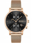 Zegarek męski elegancki Hugo Boss 1513808 różowe złoto