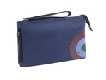 Saszetka z poliestru unisex Aeronautica Militare Runway kosmetyczka niebieska