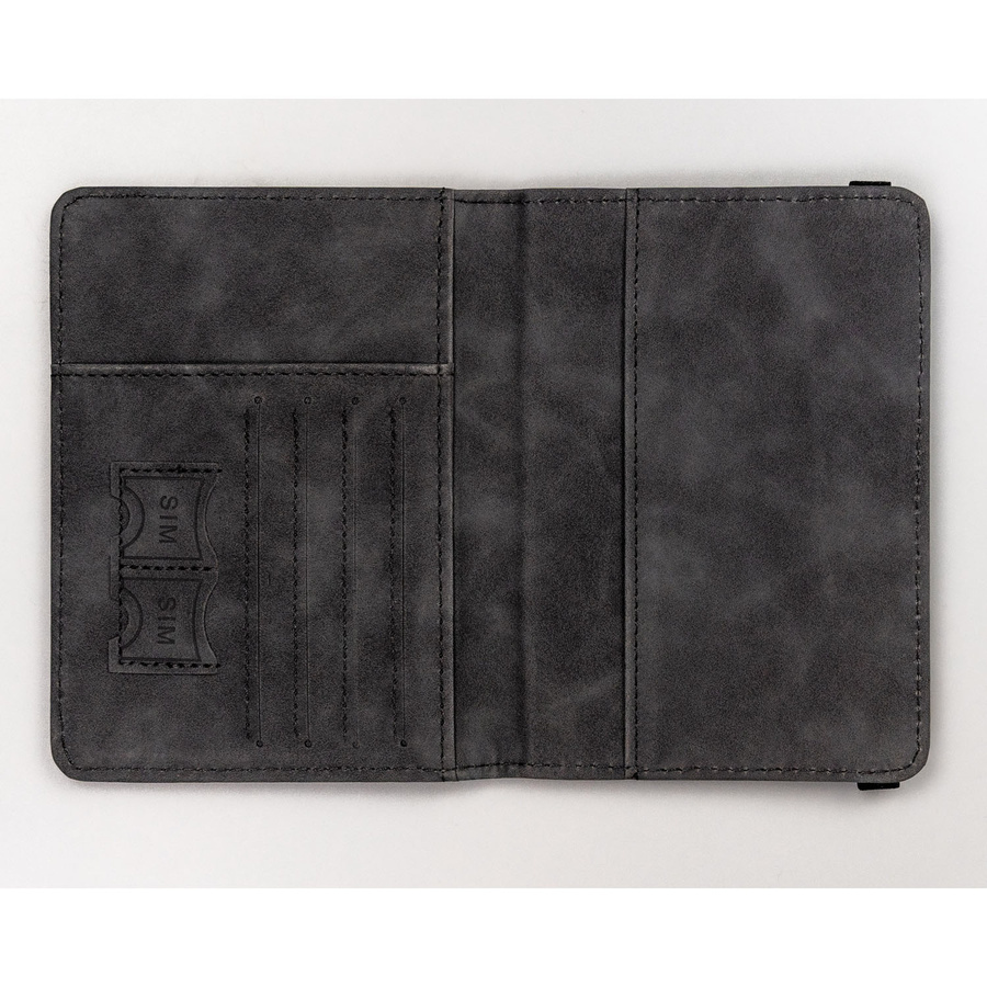 Przegródki na karty w czarnym etui Peterson EP-01
