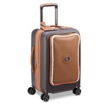 Walizka z materiału unisex Delsey Chatelet Air 2.0 kabinowa na 4 kółkach brązowa
