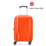 Walizka z polipropylenu unisex Delsey Clavel kabinowa 55 cm pomarańczowa